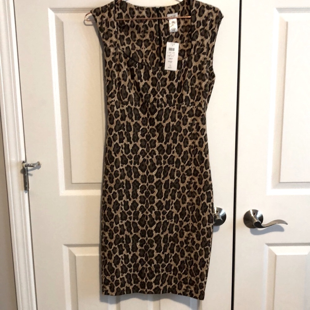 Cache Leopard Print Dress
